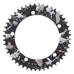 CHAINRING OR8 SPLAT TRK 144mm 47T ALY 1/8 BK-ANO w/SL/WH 