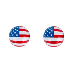 VALVE CAPS TRIKTOPZ FLAG-USA 1pr/PK 
