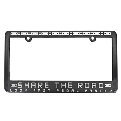 SHARE THE ROAD License Plate Frame 