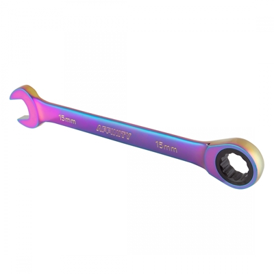 TOOL PEDAL WRENCH AFFINITY SLIM COMBO 15mm-BOX/OPEN-END LONG OIL-SLICK 